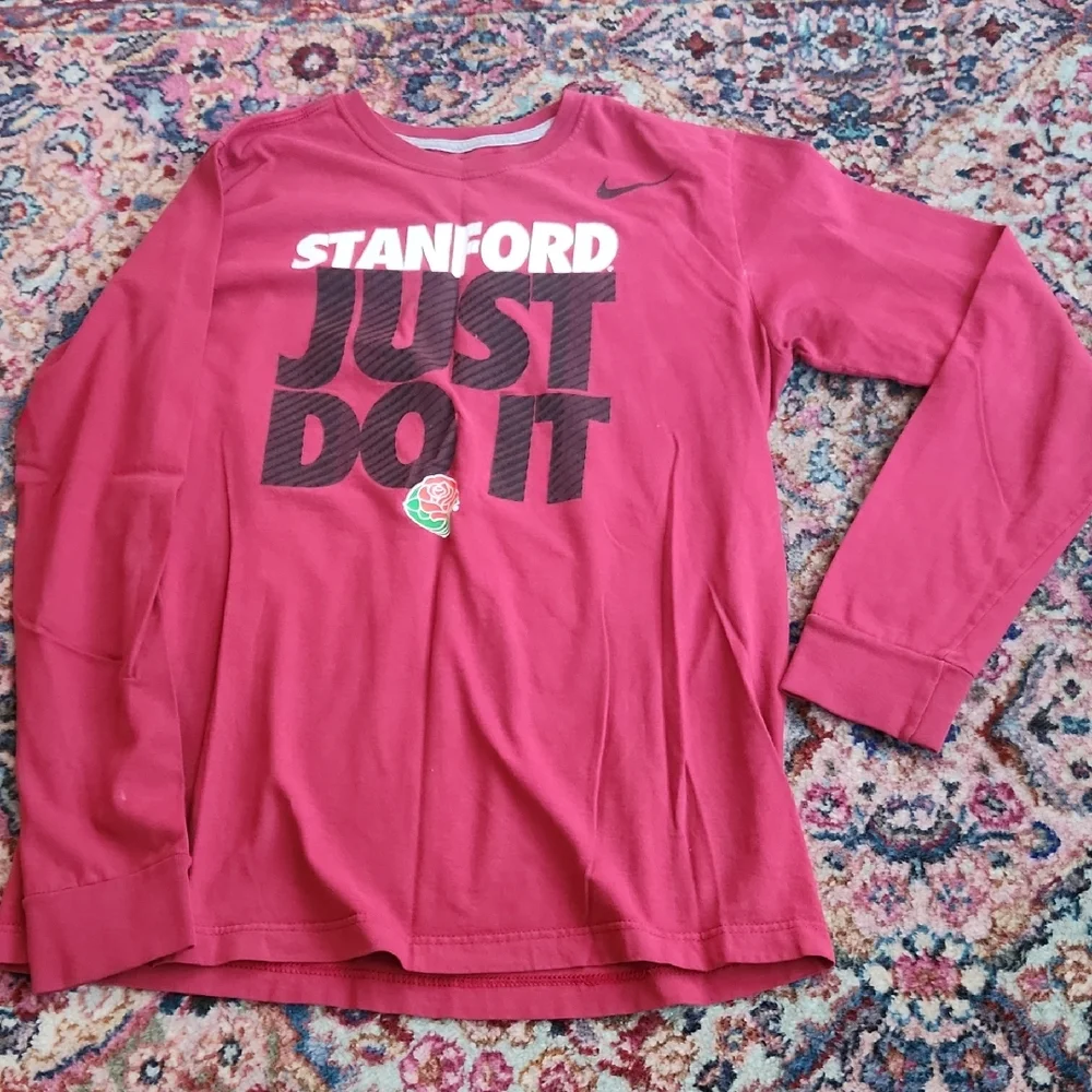 Nike Stanford Cardinal Rose Bowl Long Sleeve Tee - Picture 1 of 3